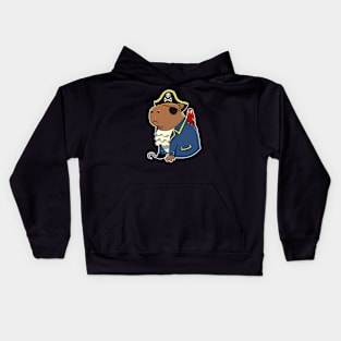 Capybara Pirate Costume Kids Hoodie